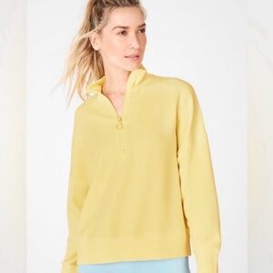 Fabletics Abriella Quarter Zip Pullover (Size XS)